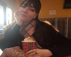 She is fond of coffee and began her morning with a cup of coffee.